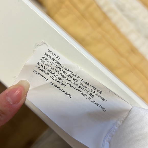 Theory Shortsleeve Shirt - Picture 3 of 3